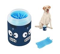 Storm Cloud Anxious Look - Rondella riutilizzabile per zampe di animali domestici, con spazzola morbida per massaggi, macchina per la pulizia dei piedi per cani e gatti