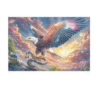 Storm Cloud Sea Flying Bald Eagle Rompicapo 1000 Pezzi Per Regalo Di Epifania Cartone Spesso Per Bambini Attività Educativa Per Tutta La Famiglia Edizione Limitata Da Passatempo 1000 PCS/75x50cm