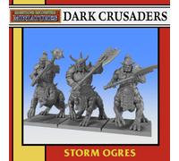 Storm Ogres Chaos Proxy Miniatura 32mm Wargame Guerrieri D&D Dragon ToW AoS