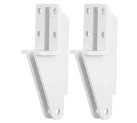Storm - Staffa chiudiporta - Piastra di riparazione resistente, hardware di ricambio universale, scudo di supporto in acciaio rinforzato, finitura antiruggine resistente alle intemperie, kit di