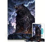 Stormbreaker︰ Puzzle da 1000 pezzi "L'ira dell'orso del tuono" per adolescenti, gioco di logica, passatempo rilassante, taglio perfetto, regalo classico 38x26cm