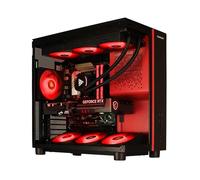 STORMCRAFT Phantom RTX 5080, AMD Ryzen 7 9800X3D, 32GB DDR5 RAM 6000MHz, 2TB NVMe Gen4 SSD, chipset B850 850w PSU 360mm AIO, Win 11 Home, RGB Keyboard Mouse, WiFi BT HDMI AI Prebuilt Gaming Desktop PC