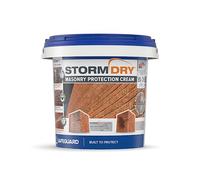 Stormdry Crema-Gel Impermeabilizzante Trasparente per Terrazzi 5L - Trattamento Anti-Pioggia per Muri Esterni, Mattoni, Pietra, Malta e Granito - Invisibile, Traspirante, Idrorepellente fino a 25 Anni