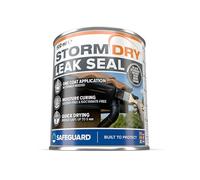 Stormdry Sigillante Impermeabile - 500ml - Blocca Perdite e Infiltrazioni su Tetti, Balconi e Bagni - Finitura Nera Protettiva e Resistente ai Raggi UV - Autolivellante e a Rapida Asciugatura