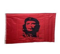 Stormflag Bandiera Che Guevara, 90 cm x 150 cm, Pongee in poliestere, 90 g, con occhielli con doppio ago.
