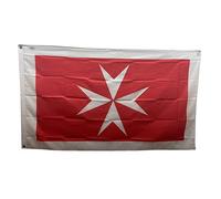 Stormflag Bandiera Sovrano Militare Ordine di Malta, 90 x 150 cm, in poliestere, 90 x 150 cm, con due occhielli