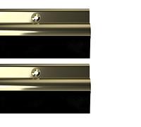 Stormguard 03 AM0050914G Bds parte inferiore della porta gomma paraspifferi Seal, oro, 914 mm, set di 2 pezzi