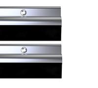 STORMGUARD 03AM0050838A BDS Guarnizione in Gomma per la Parte Inferiore della Porta, in Alluminio, 838 mm, Set di 2 Pezzi