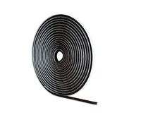Stormguard - Paraspifferi con spazzole per porta, 5 + 1 m, lunghezza 5 m, larghezza 5 mm, altezza 6 mm, colore: Grigio