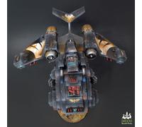 STORMRAVEN GUNSHIP Raven Guard warhammer 40K COMMISSIONE dipinto