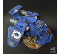 STORMRAVEN GUNSHIP Ultramarines warhammer 40K COMMISSIONE dipinto