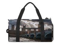 Stormy And Gloomy Weather - Borsa da palestra per uomo e donna, impermeabile, grande borsone per allenamento in viaggio