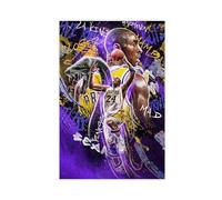 Stortnate Poster di Kobe Bryant: 30,5 x 45,7 cm, stampa artistica su tela per soggiorno, senza cornice
