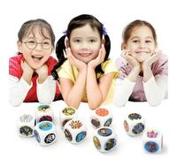 Story Dice - Cubi Narrativi, Il Gioco Da Tavolo Originale Rory's Story Cubes | Dadi Per Raccontare Storie Per Bambini, 9x Cubi Narrativi, 54 Immagini Iconiche Di Dadi Educativi Per Lo Sviluppo Precoce