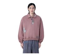 STORY mfg. - Felpa Geo Patchwork - - Sweatshirts & Hoodies - Uomo - Viola - S