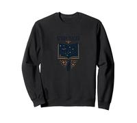 Story Teller Magical Book Quill Letterary Felpa, Unisex per Adulti, Nero, S