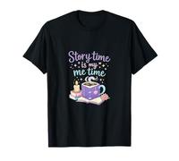 Story Time Is My Me Time Lover, Design Accogliente Maglietta