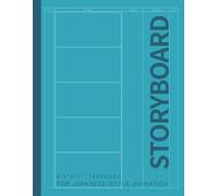 Storyboard Notebook - Japanese-Style Animation Frame Template: 5-Frame Vertical Layout | 8.5” x 11” | For Animators, Creators, and Visual Storytellers