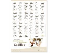 STOTT PILATES Grafico da parete - Cadillac intermedio/avanzato, 68,6 x 99,1 cm