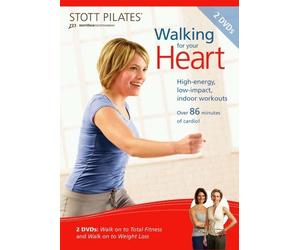 STOTT PILATES Walking for Your Heart DVD 2 DVD Set