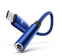 Stouchi Adattatore da USB C a jack da 3,5 mm, adattatore USB C per cuffie audio da tipo C a DAC Hi-Fi da 3,5 mm, compatibile con Samsung Galaxy S23/S22/S21, Pad Air 4 Pad Pro 2022, Note20, Pixel 7,