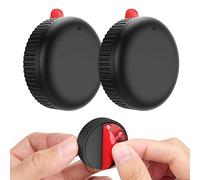 Stouchi Airtag Holder IPX8 impermeabile, Airtag Case con adesivo 3M VHB adesivo,supporto per etichette d'aria PC più durevole per biciclette,sci,cassette degli attrezzi, tosaerba,rimorchi,kayak-nero