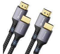 Stouchi Cavo 8K 1,2M, Ultra HD 48 Gbp/s Alta Velocità 8K60hz 4K120hz 144Hz 165Hz RTX 3080 DSC eARC Dynamic HDR10 4: 4: 4 HDCP 2.2&2.3 Dolby,HDMI 2.1 Compatibile con TV/PS5/Xbox Series X,2 Pacchi