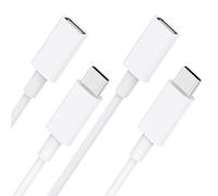 Stouchi Confezione da 2 cavi di prolunga USB C per caricabatterie Mag-safe tipo C, prolunga per spina/presa 9V 3A per Mag safe 480 Mbit/s compatibile con Mag-safe Charger iPhone 14 50cm bianco