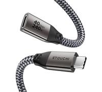 Stouchi da 40 Gbps Cavo di prolunga USB 4,1.5m, prolunga USB-C a ricarica rapida da 240 W, cavo maschio-femmina 8K a 60 Hz, compatibile con iPhone 17/16, Galaxy S25/S24, MacBook, unità flash, hub USB