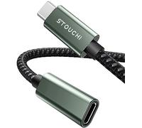 Stouchi PSVR2 - Cavo di prolunga USB C 3.1 da maschio a femmina, per ricarica rapida e trasferimento dati audio, per Galaxy S22, iPad Mini, MacBook Air M2/M1 Mac Mini/Pro, verde nerastro