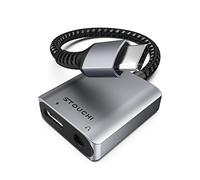 Stouchi USB C a Jack da 3,5mm e Adattatore per Caricabatterie, 2-in-1 USB Tipo C per Adattatore Audio per Cuffie, DAC AD Alta Risoluzione,Supporto Samsung Galaxy S21 S20, Pad Pro Mini6, Pixel 6/6a