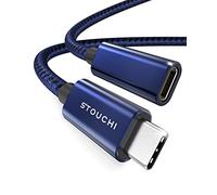 Stouchi USB C Cavo di Prolunga 1,8m,USB Tipo C da Spina a Presa USB 3.1(5 Gbps) 100 W Cavo di Ricarica Rapida e Trasferimento Dati Audio Compatibile per Sw itch,M1 MacBok Pro, Pad Mini 6 Blu