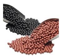 STOUCLA Sfera di fango da 9 mm, sfera di argilla dura, per fionda di pietra, per esercizi di centrifuga, adatta per la maggior parte delle centrifughe, 500 g (nero e rosso)