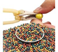 STOUCLA Sfera di fango da 9 mm, sfera di argilla dura, per fionda di pietra, per esercizi di centrifuga, adatta per la maggior parte delle centrifughe, 500 g (colorati)