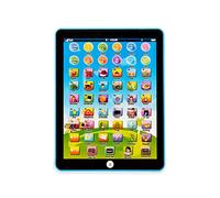 STOULKD Kids Tablet -Learning Pad,with 6 Games to Learn Music/Words/Learning Letters/Alphabet,Education Tablet for Kids for Boys & Girls 3 Years Up (Blue)