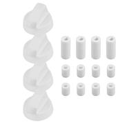 Stove Control Knob Set, 4 Pack Replacement Stove Knobs, Termostato Cooker Knob Accessories For Stoves, Sturdy Heat Resistant Design, Appliance Parts, Kitchen Cooker Control Use