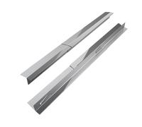 Stove Filler, Stainless Steel Oven Cover, 2 Pack Anti-Slip Heat Resistant Strips, Seamless Edge Protector, Silver, Premium Quality Portable Compact Ideal for Kitchen Stoves