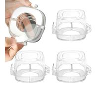 Stove Knob Covers, Heat Shield Guards, Child Safety Lock Caps, Kitchen Control Protectors for Anti Turn Burn Prevention Cooking Appliance Barrier Home Safety Seniors Kids Women Men