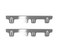 Stove Seam Covers, 2 x Kitchen Oven Counter Side Cover, Stainless Steel Heat-Resistant Guard, 13,82 x 4,13 x 0,94 pollici, Top & Counter, Filler for Home Kitchen Protection