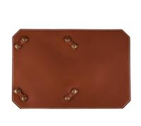 Stove Top Mat, Pu Leather Protection Pad, Non Slip Cooker Base Pad, Portatile Camp Grill Accessories, Ideale per Camping, Picnics, and Outdoor Cooking, 11,81 x 7,87 Inches, Black