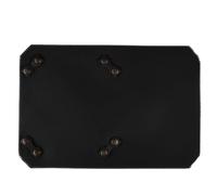 Stove Top Mat, Pu Leather Protection Pad, Non Slip Cooker Base Pad, Portatile Camp Grill Accessories, Ideale per Camping, Picnics, and Outdoor Cooking, 11,81 x 7,87 Inches, Black