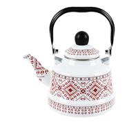 Stove Top Tea Kettle - Tea Pot,2.5L Enamel Vintage Teakettle, For Kitchen Dorm Apartment Picnic Camping Yards Porches Gardens Lawn Party