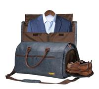 STOVER Borsone da viaggio per indumenti, grande bagaglio a mano convertibile 2 in 1 per uomini e donne, abiti da appendere, abiti e vestiti + scomparto per scarpe, borsone combinato Weekender Tote
