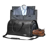 STOVER Borsone da viaggio per indumenti, grande bagaglio a mano convertibile 2 in 1 per uomini e donne, abiti da appendere, abiti e vestiti + scomparto per scarpe, borsone combinato Weekender Tote