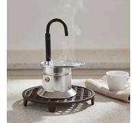 Stovetop Espresso Maker 1 Tazza Corpo in Alluminio Mini Caffettiera Materiali