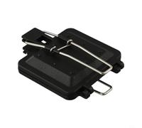 Stovetop Toasted Sandwich Maker Double Sided Panini Press antiaderente Camping Toaster con manico pieghevole per fornello a gas 12,8 pollici