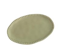 Stoviglie in Ceramica Ciotola Piatto Set Di Riso Cena Casa Snack Colazione Dessert Nido D'uccello Insalata Frutta Gelato Zuppa Pasta (Piatto da 11 pollici,Verde)
