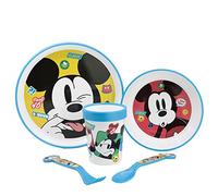 Topolino Set Pranzo antiscivolo 5 pezzi Multicolor