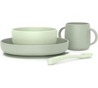 , Stoviglie per Bambini in Silicone, Con Ventosa Resistente. Include: Ciotola Da