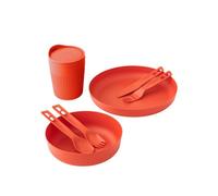Sea to Summit - Passage Dinnerware Set 1 Person (7 Piece) - Set stoviglie rosso